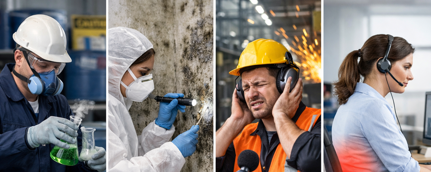 Common Workplace Hazards Addressed in Industrial Hygiene